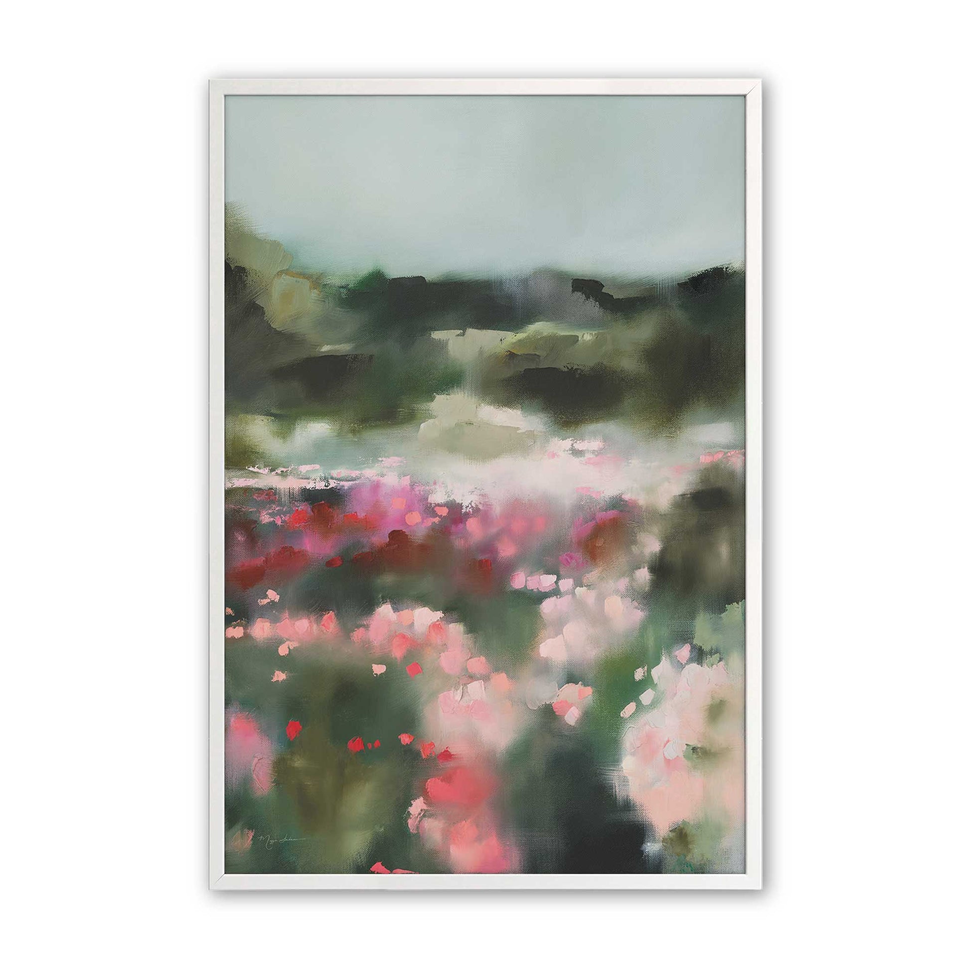 [Color:Opaque White], Picture of art in a Opaque White frame
