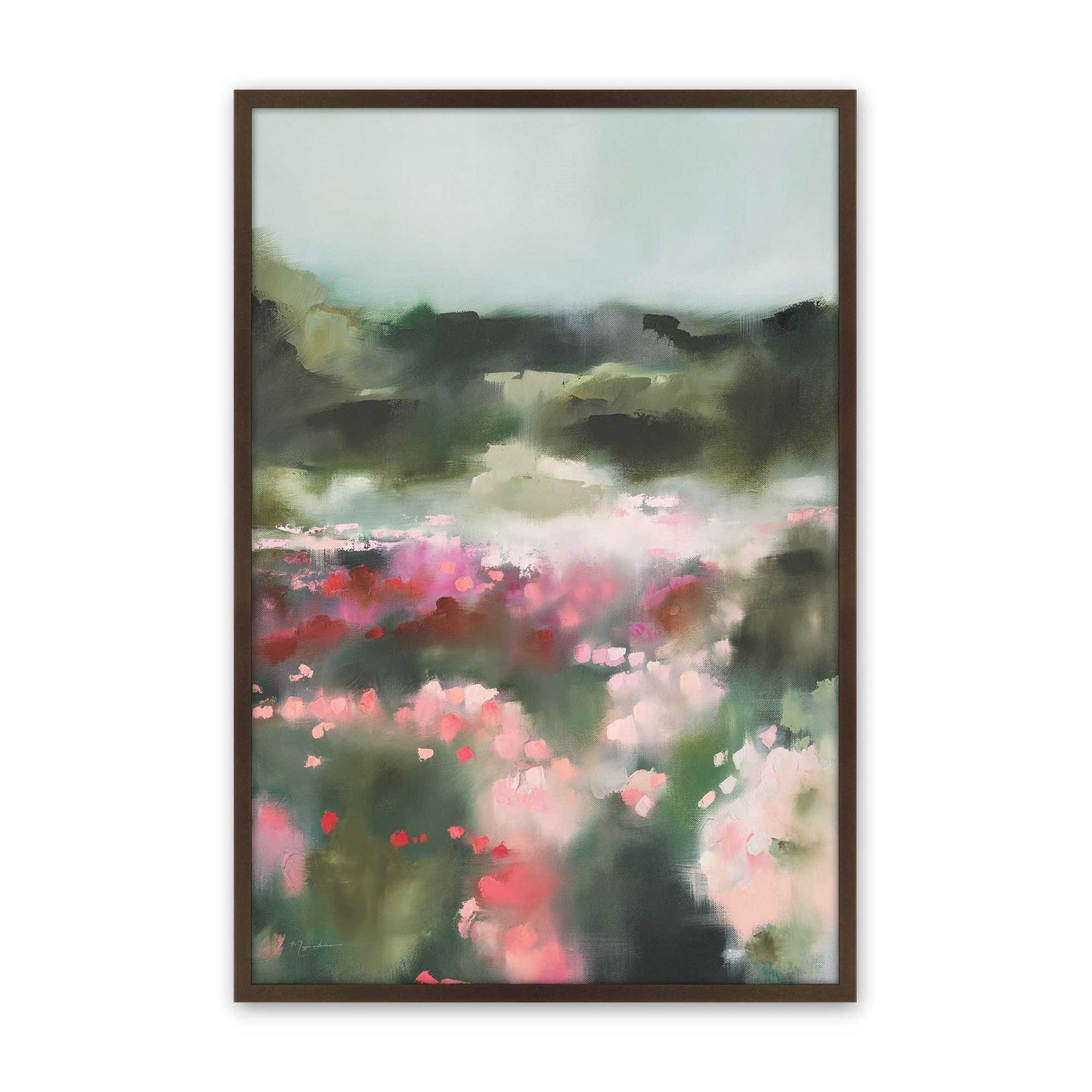 [Color:Brown], Picture of art in a Brown frame