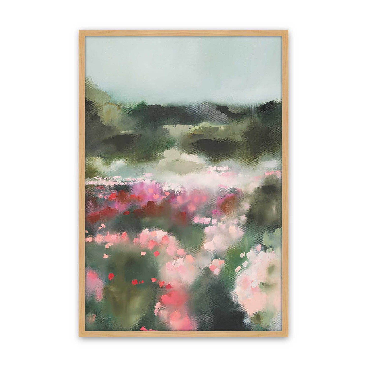 [Color:American Maple], Picture of art in a American Maple frame