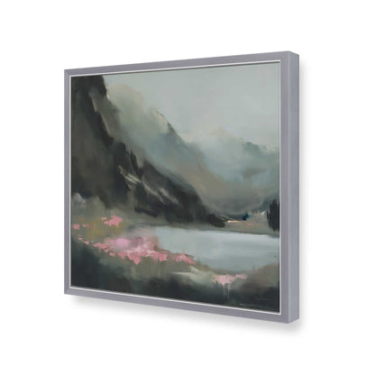 [Color:Polished Chrome], Picture of art in a Polished Chrome frame of the corner