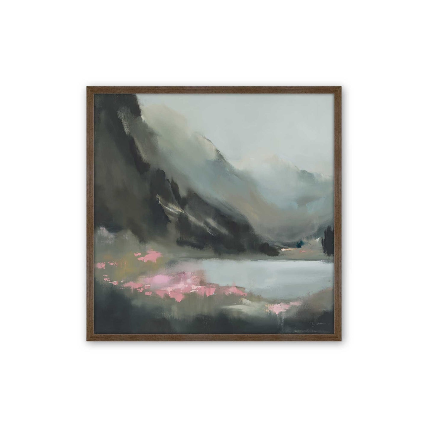 [Color:Walnut], Picture of art in a Walnut frame