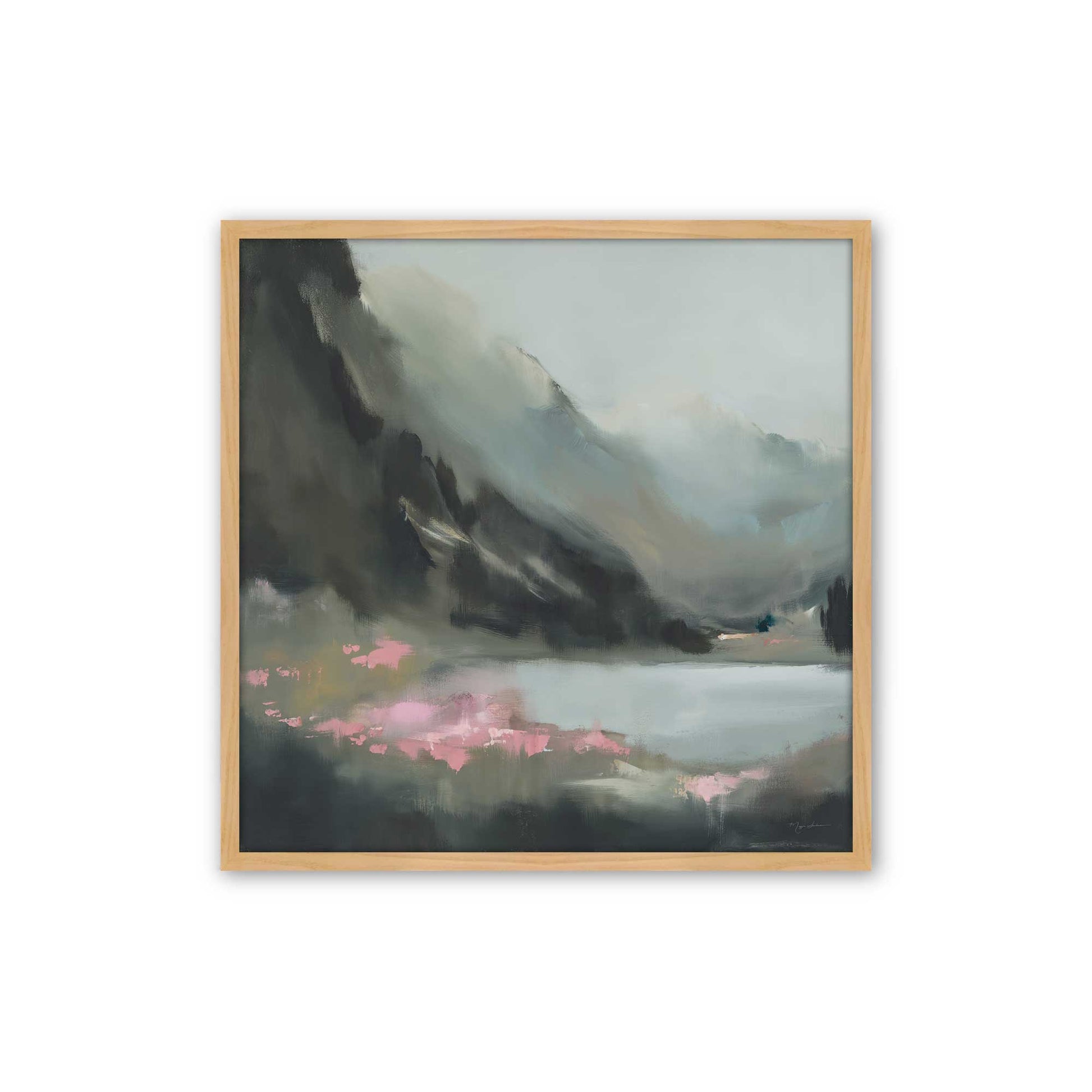 [Color:American Maple], Picture of art in a American Maple frame