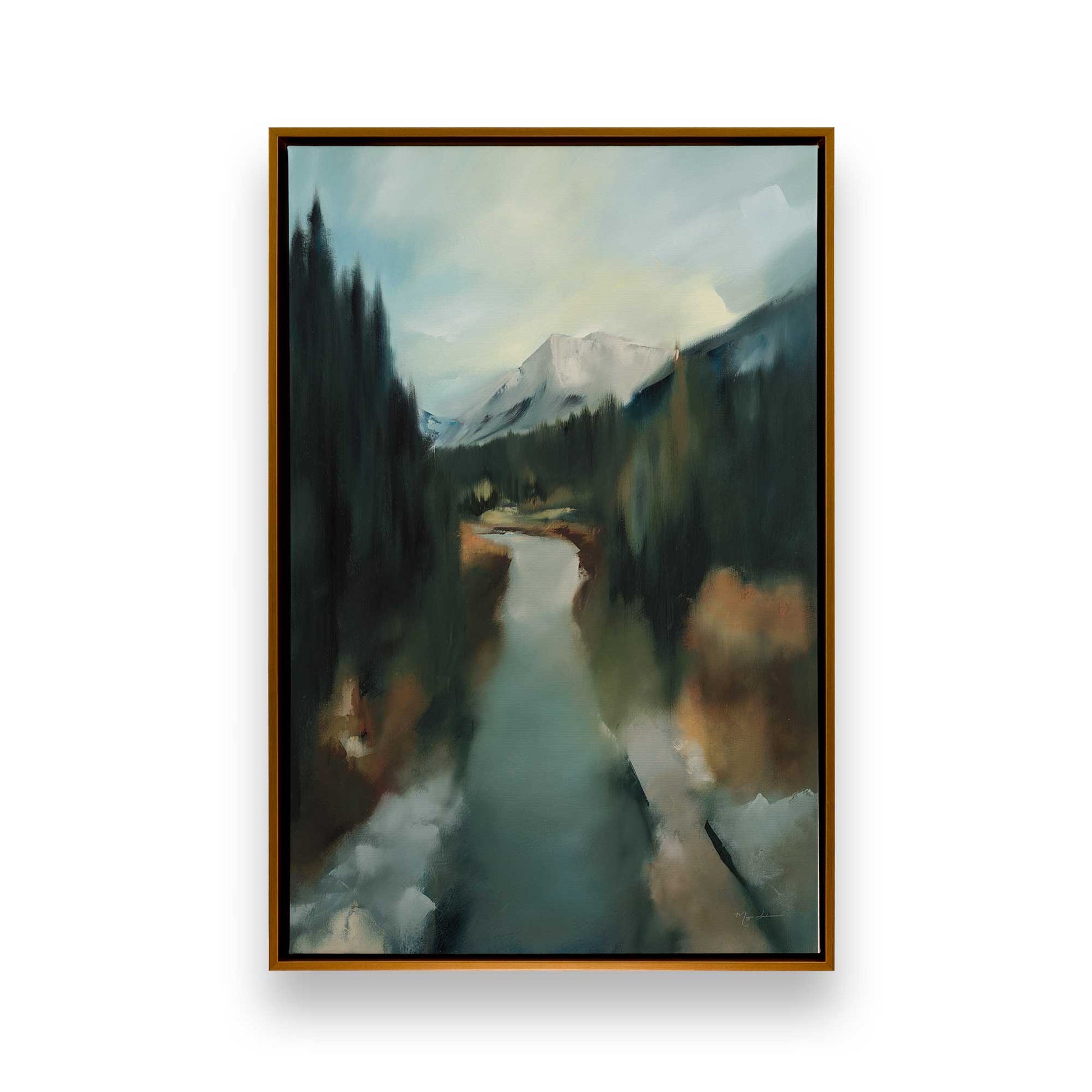 [Color:Polished Gold], Picture of art in a Polished Gold frame