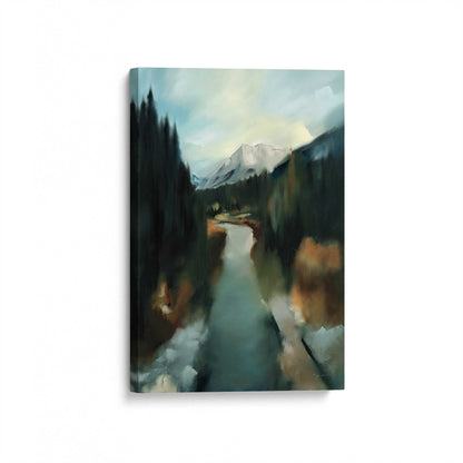 [Color:Stretched Canvas], Picture of art at an angle