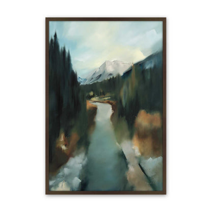 [Color:Belvinder Brown], Picture of art in a Belvinder Brown frame
