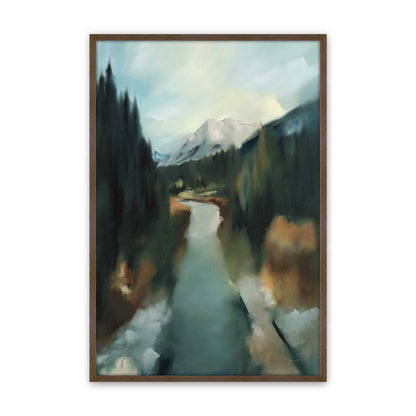 [Color:Walnut], Picture of art in a Walnut frame
