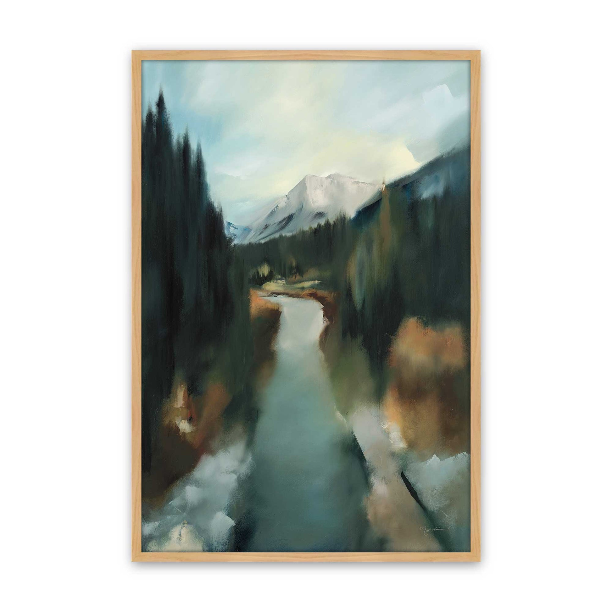 [Color:American Maple], Picture of art in a American Maple frame