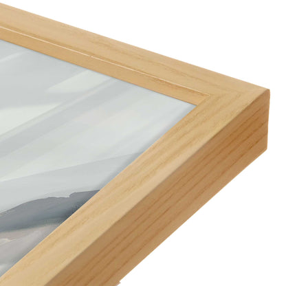 [Color:American Maple], Picture of art in a American Maple frame at an angle