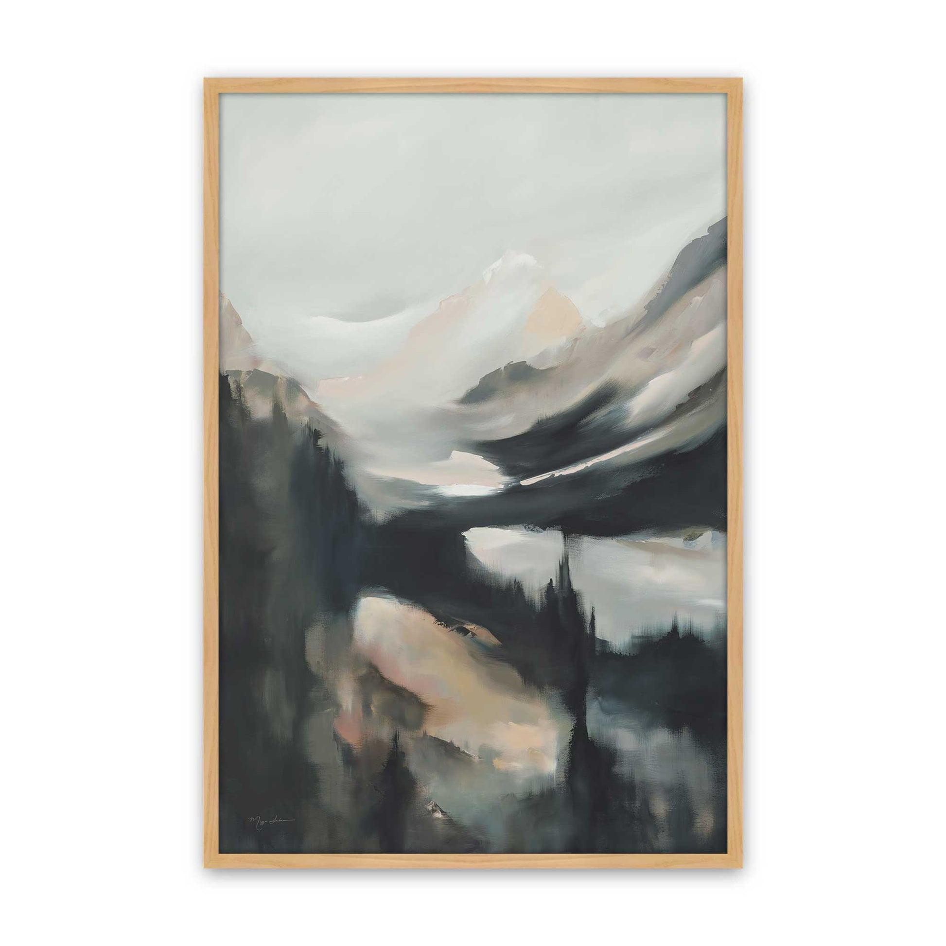 [Color:American Maple], Picture of art in a American Maple frame