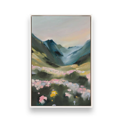 [Color:Opaque White], Picture of art in a White frame