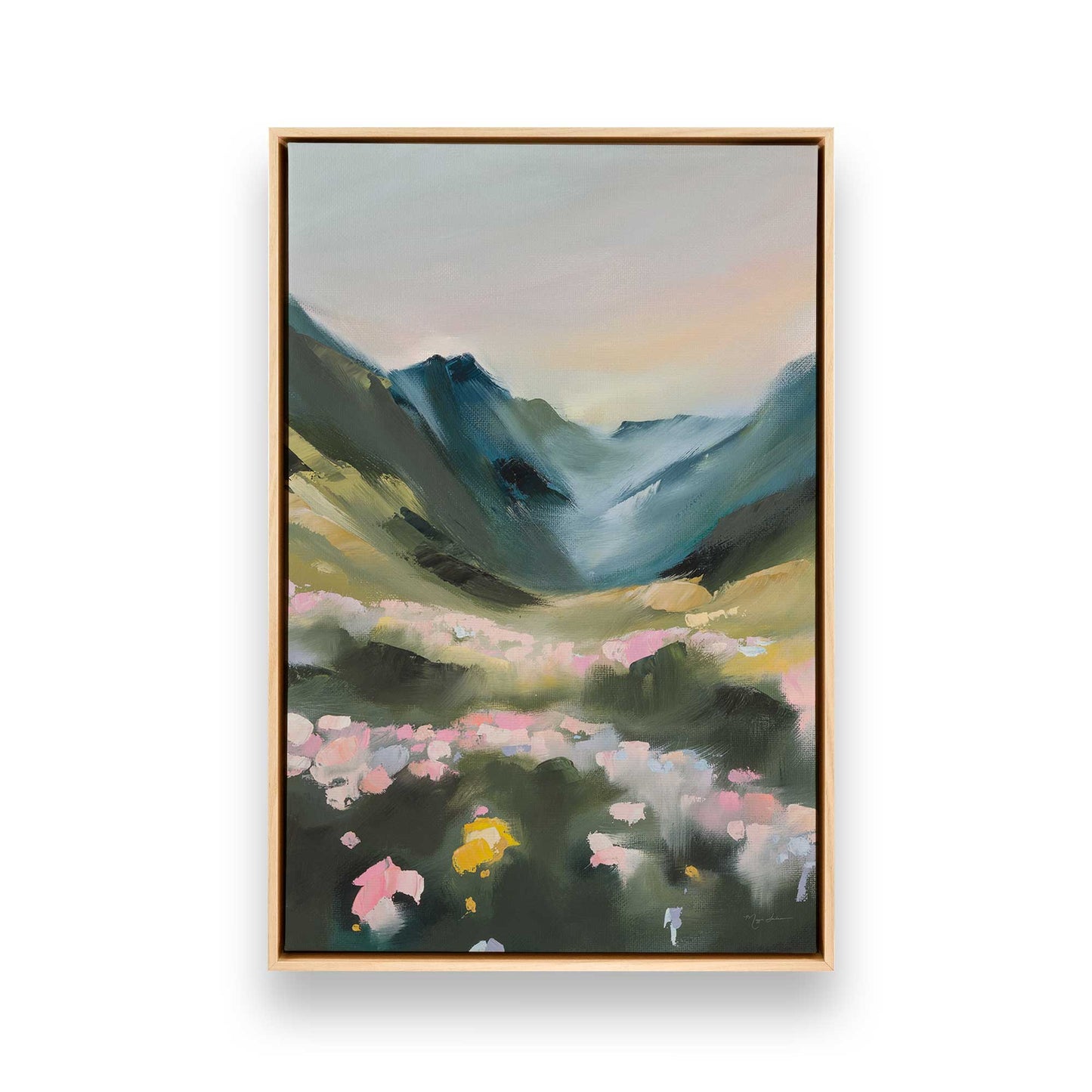 [Color:American Maple], Picture of art in a American Maple frame