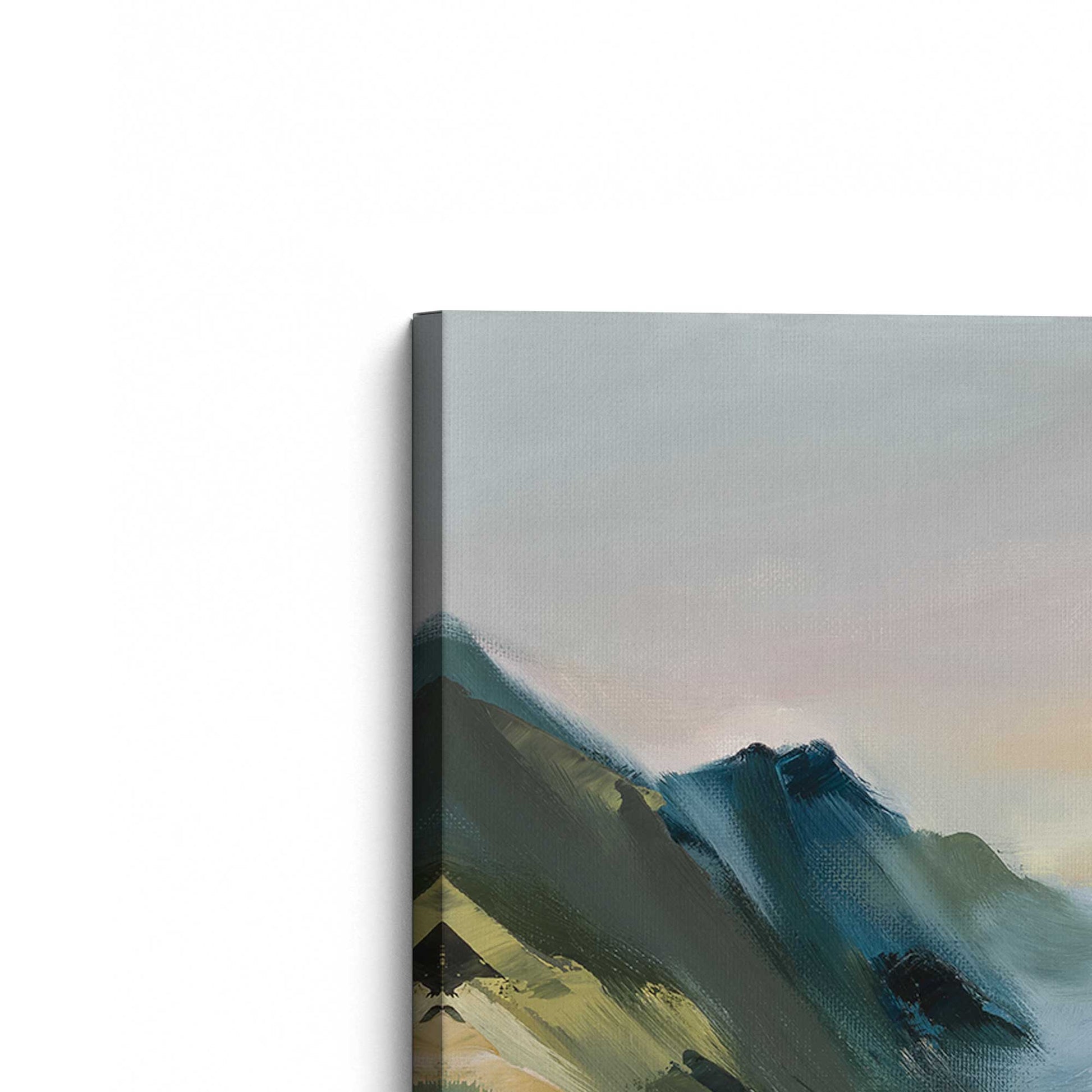 [Color:Stretched Canvas], Picture of the corner of the art