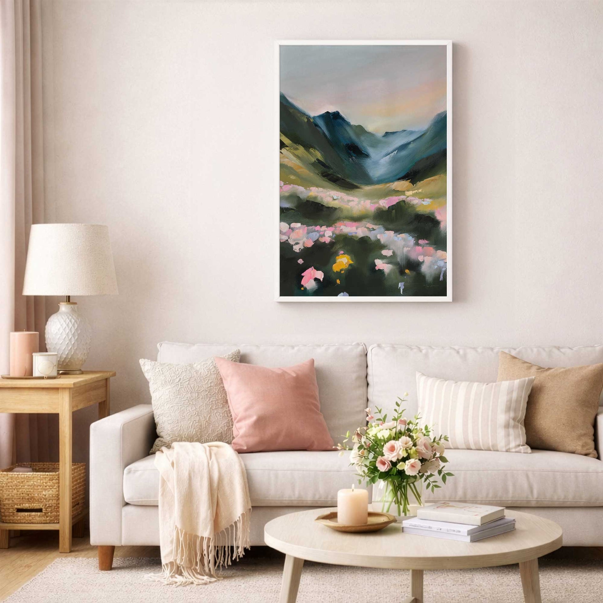 Picture of art in a room