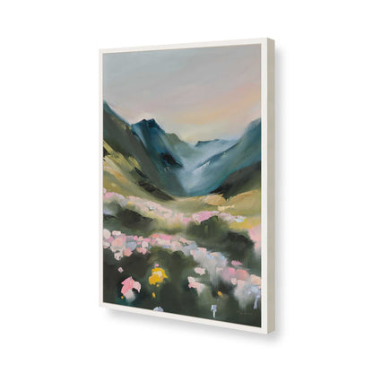 [Color:Opaque White], Picture of art in a Opaque White frame of the corner