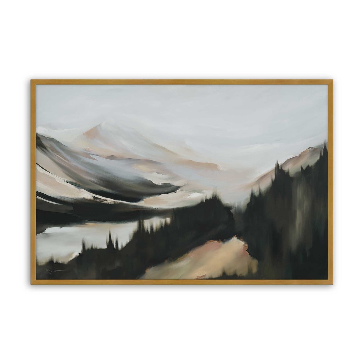 [Color:Polished Gold], Picture of art in a Polished Gold frame