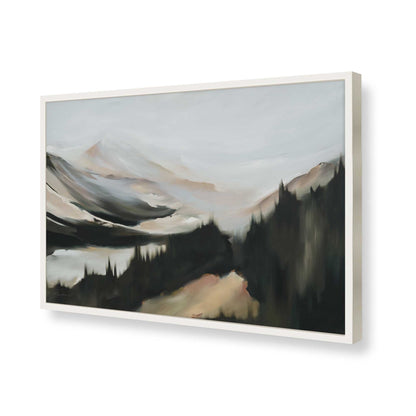 [Color:Opaque White], Picture of art in a Opaque White frame of the corner