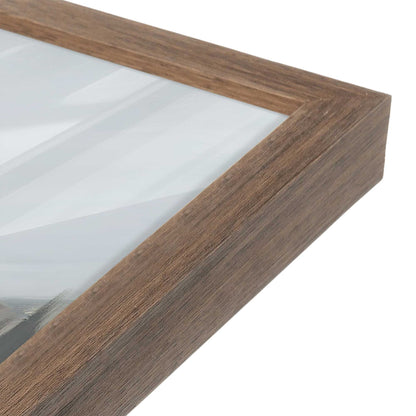 [Color:Walnut], Picture of art in a Walnut frame at an angle