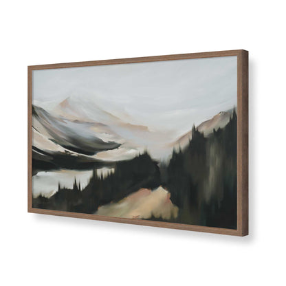 [Color:Walnut], Picture of art in a Walnut frame of the corner