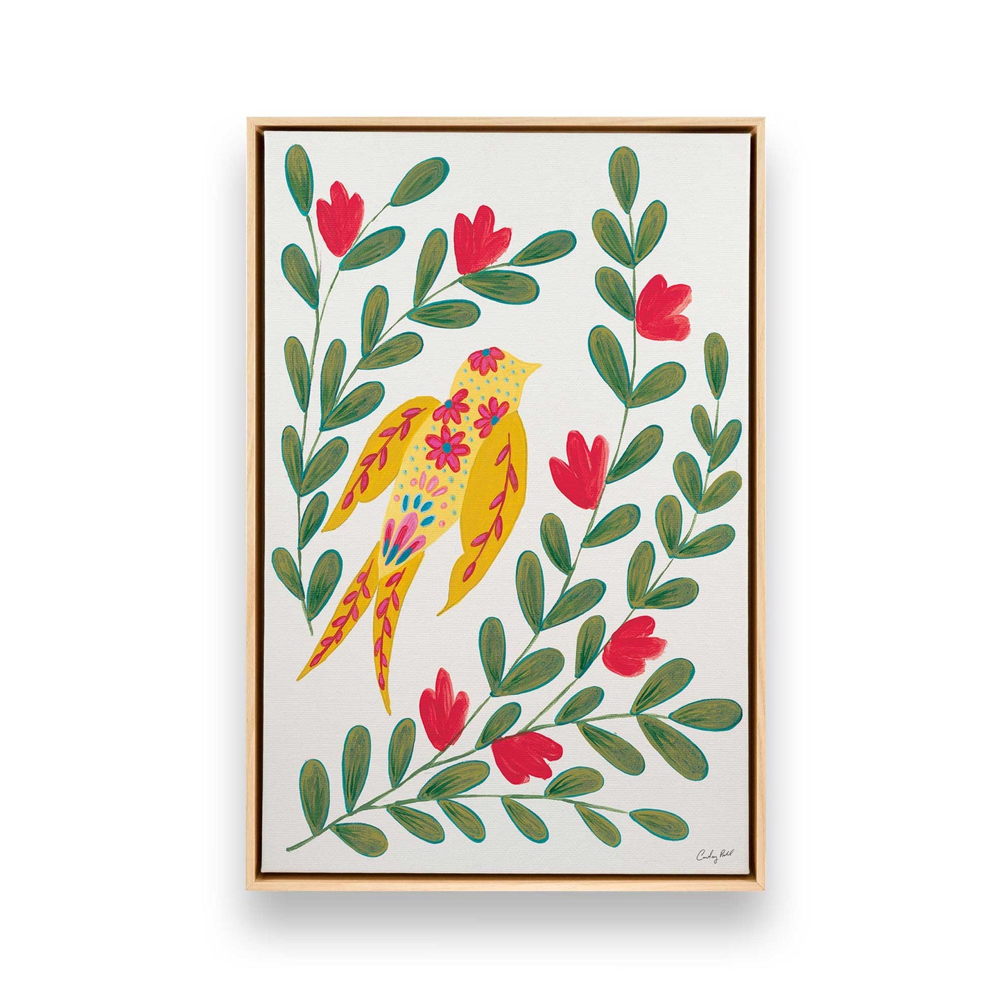 [Color:American Maple], Picture of art in a American Maple frame