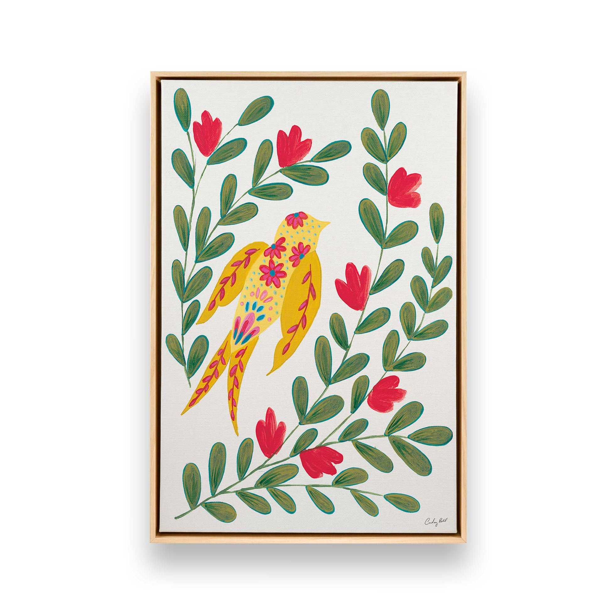 [Color:American Maple], Picture of art in a American Maple frame