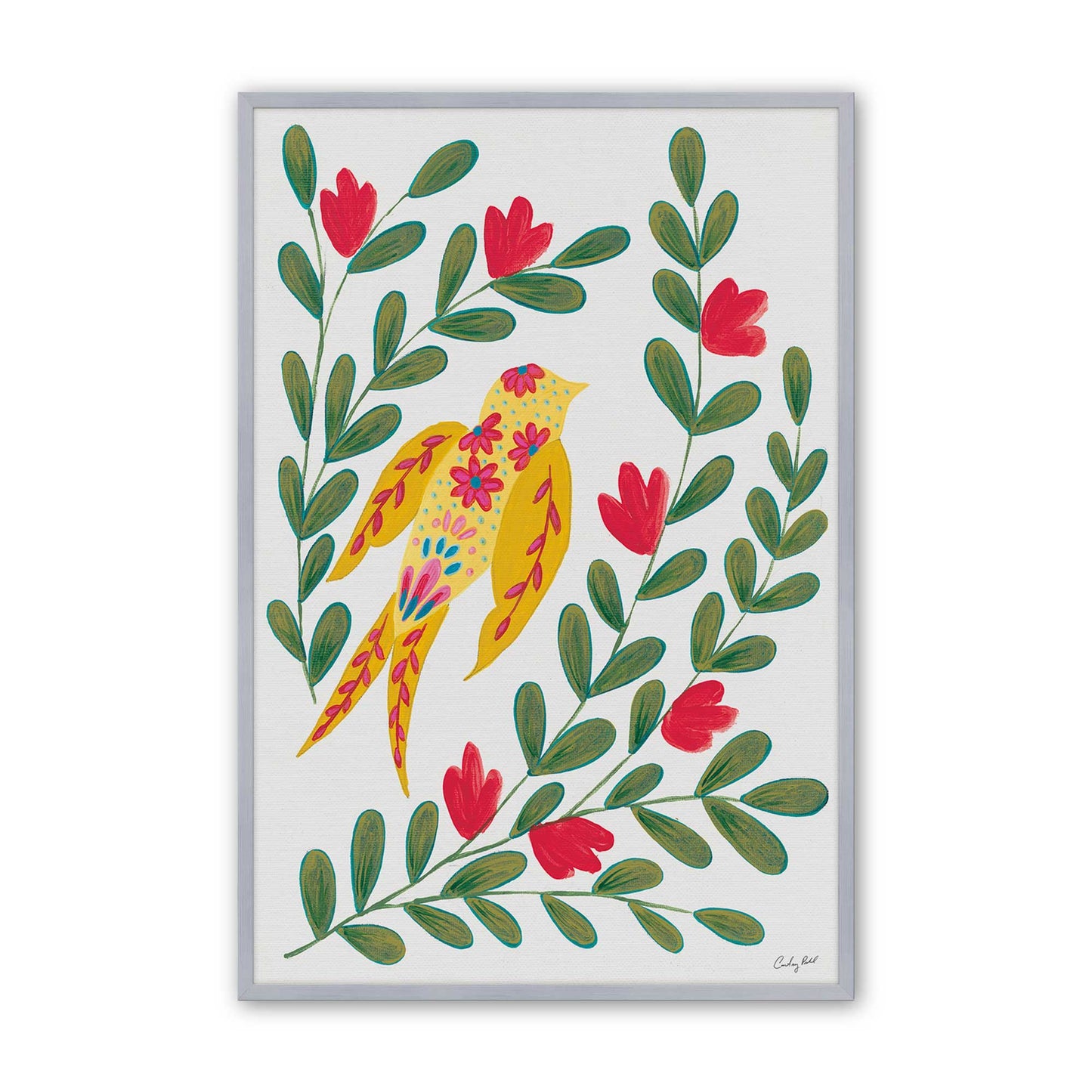 [Color:Polished Chrome], Picture of art in a Polished Chrome frame