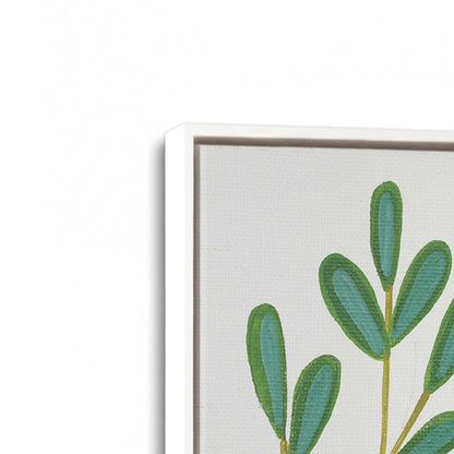 [Color:Opaque White], Picture of art in a White frame at an angle