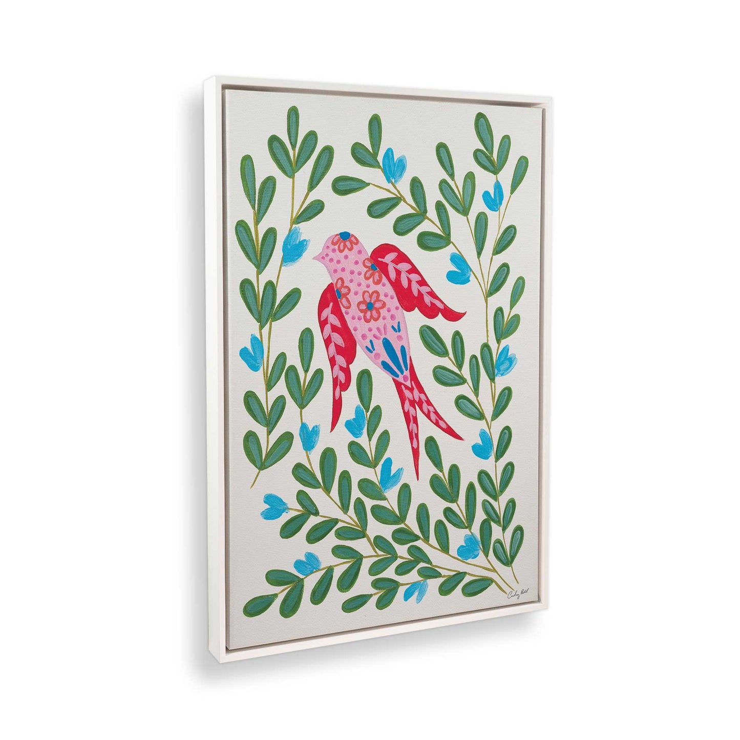 [Color:Opaque White], Picture of the corner of the art