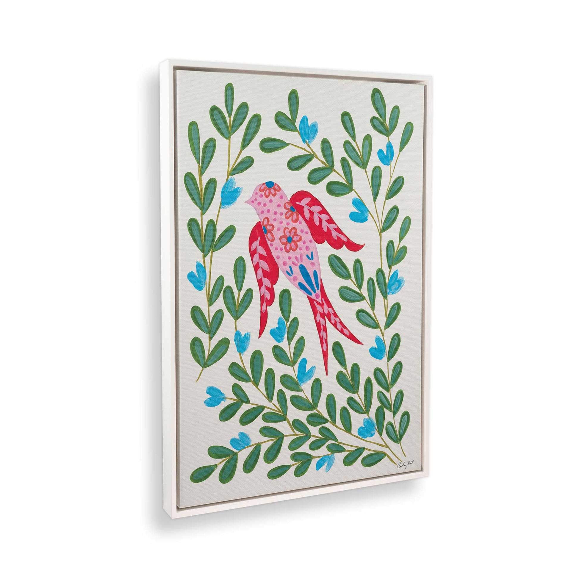 [Color:Opaque White], Picture of the corner of the art