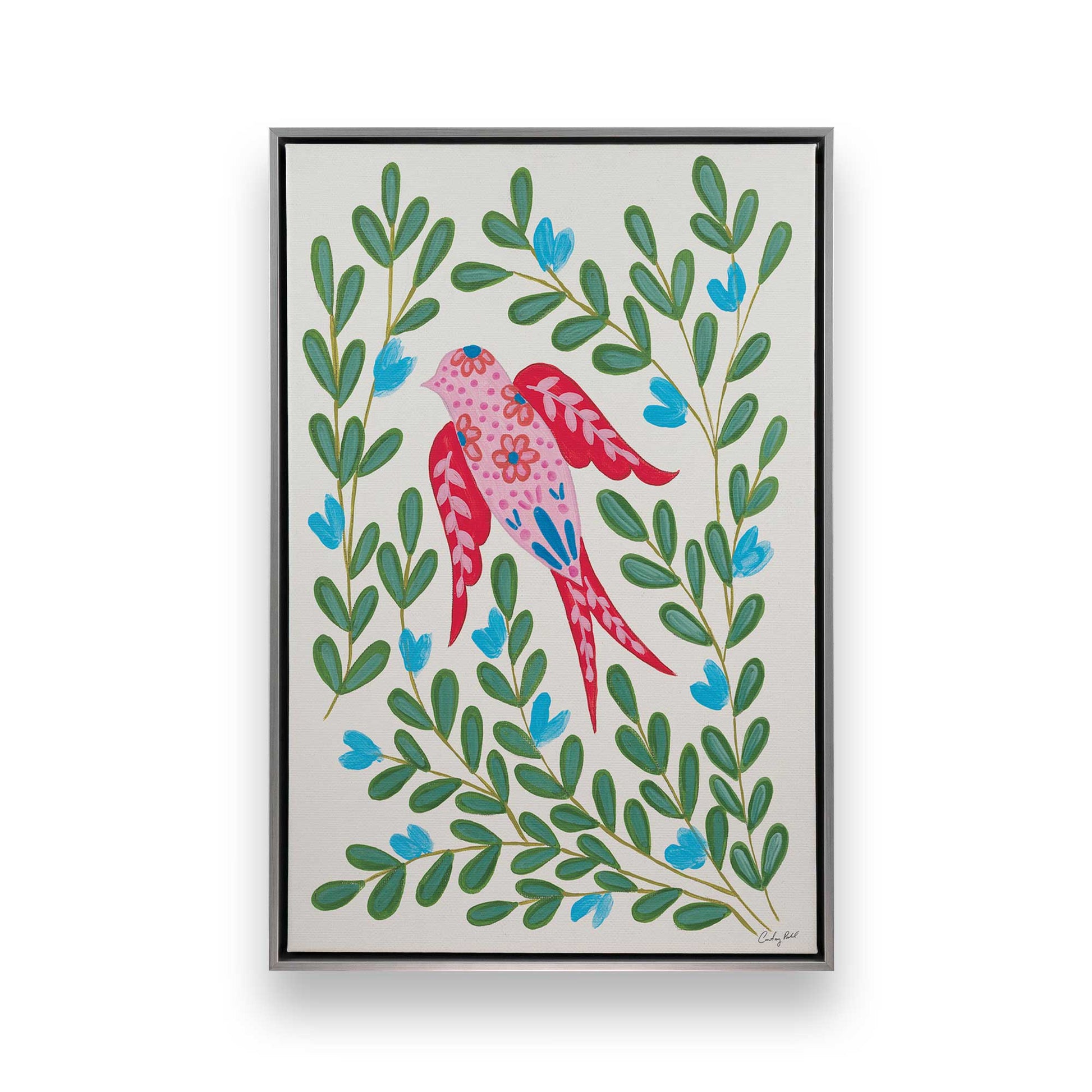 [Color:Polished Chrome], Picture of art in a Polished Chrome frame