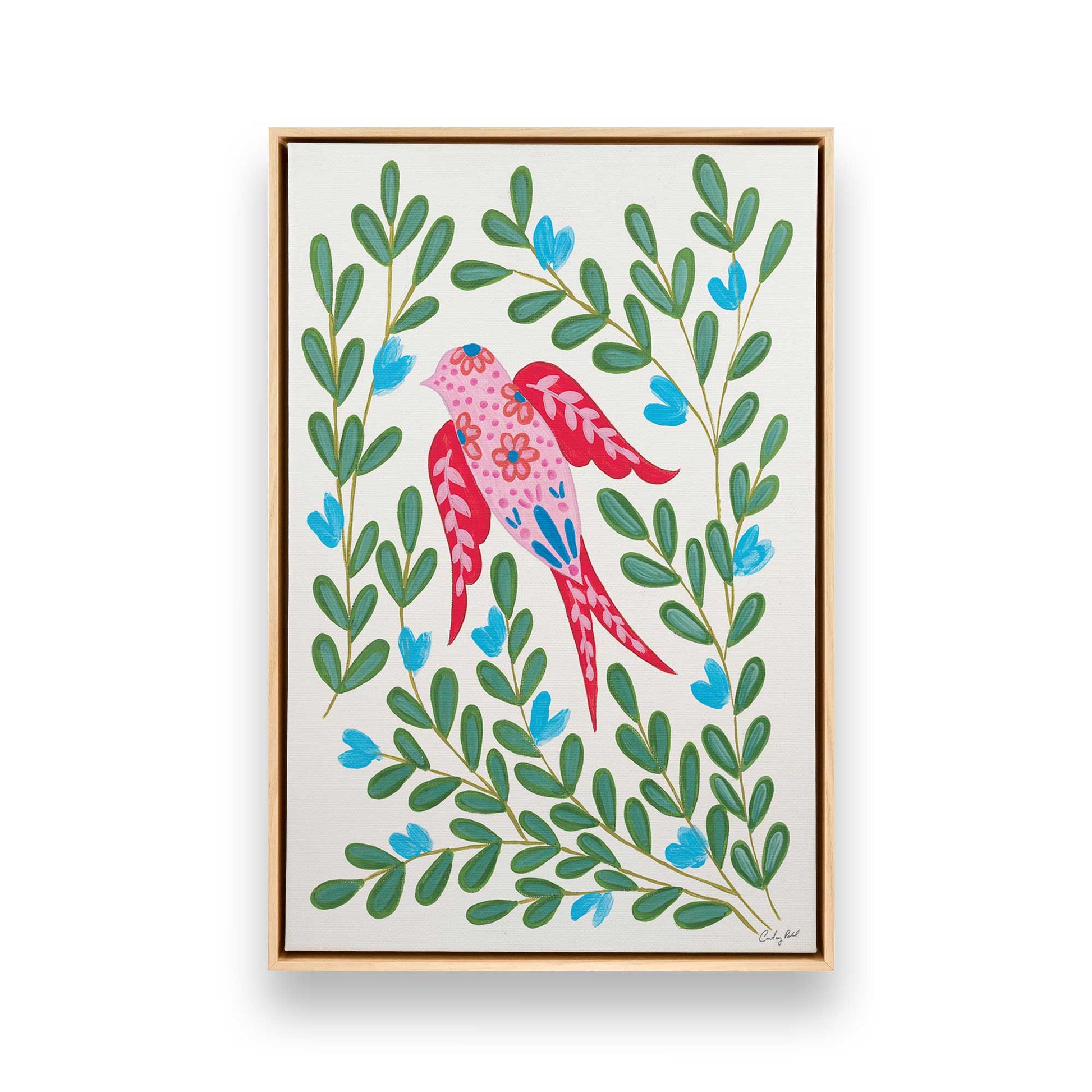 [Color:American Maple], Picture of art in a American Maple frame