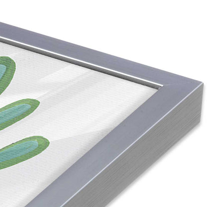 [Color:Polished Chrome], Picture of art in a Polished Chrome frame at an angle