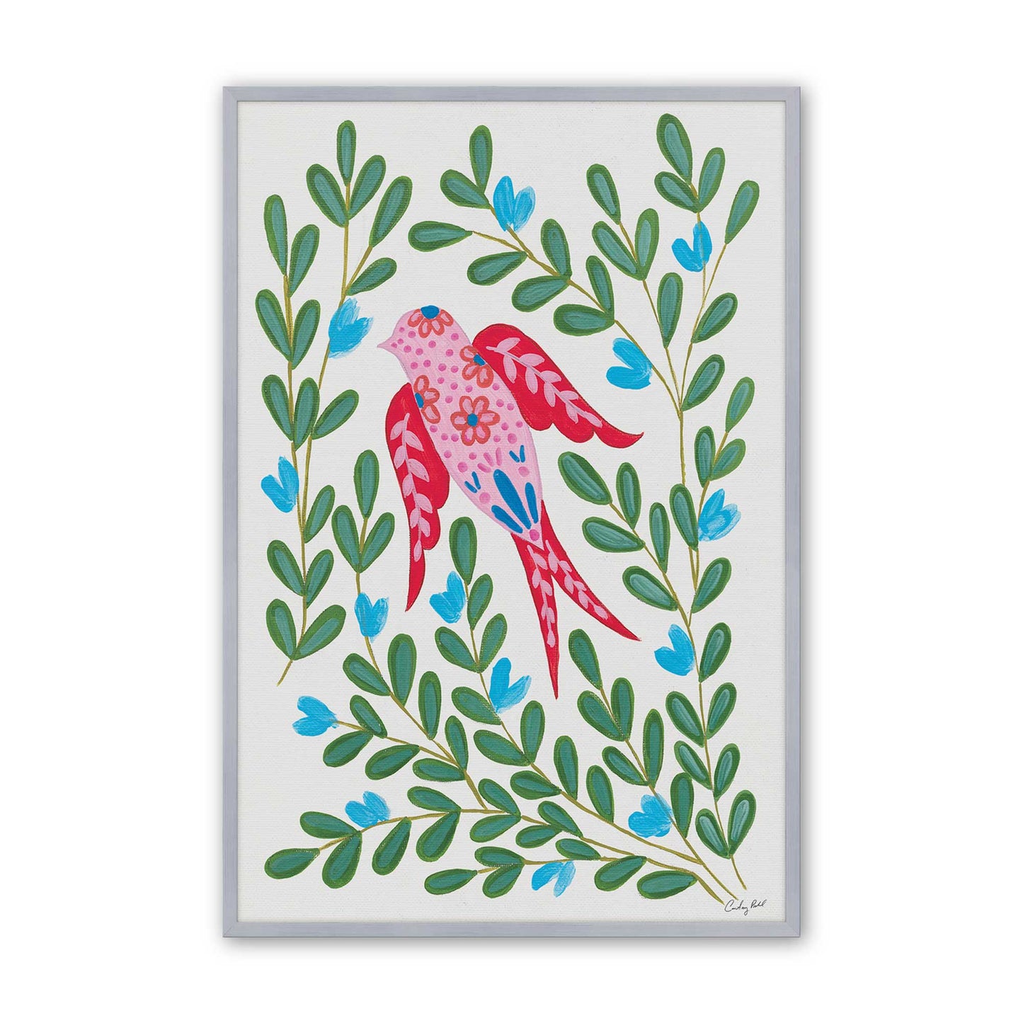 [Color:Polished Chrome], Picture of art in a Polished Chrome frame
