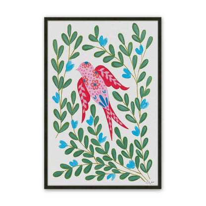 [Color:Satin Black], Picture of art in a Satin Black frame