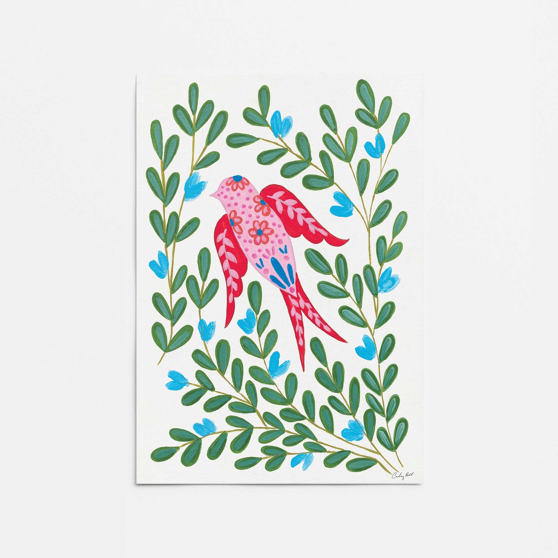 [Color:Rolled Print], Picture of close up of art