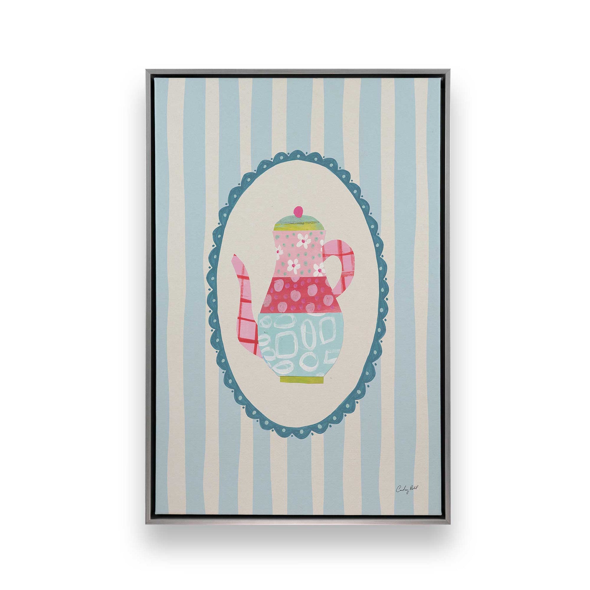 [Color:Polished Chrome], Picture of art in a Polished Chrome frame