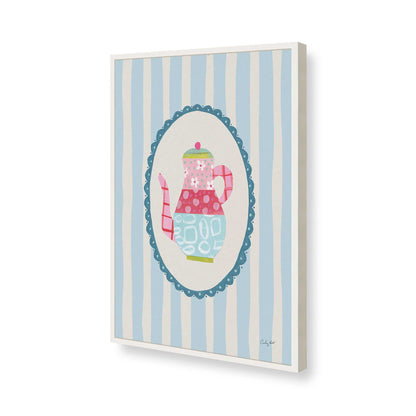 [Color:Opaque White], Picture of art in a Opaque White frame of the corner