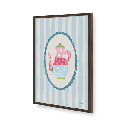 [Color:Belvinder Brown], Picture of art in a Belvinder Brown frame of the corner