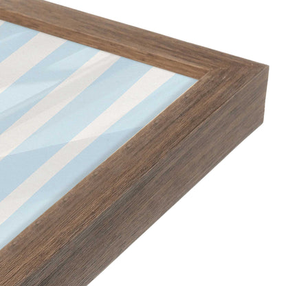 [Color:Walnut], Picture of art in a Walnut frame at an angle