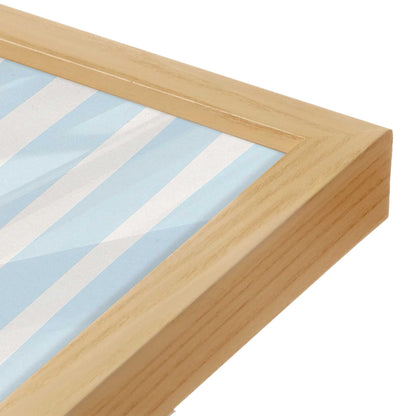 [Color:American Maple], Picture of art in a American Maple frame at an angle