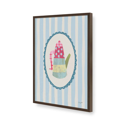 [Color:Belvinder Brown], Picture of art in a Belvinder Brown frame of the corner