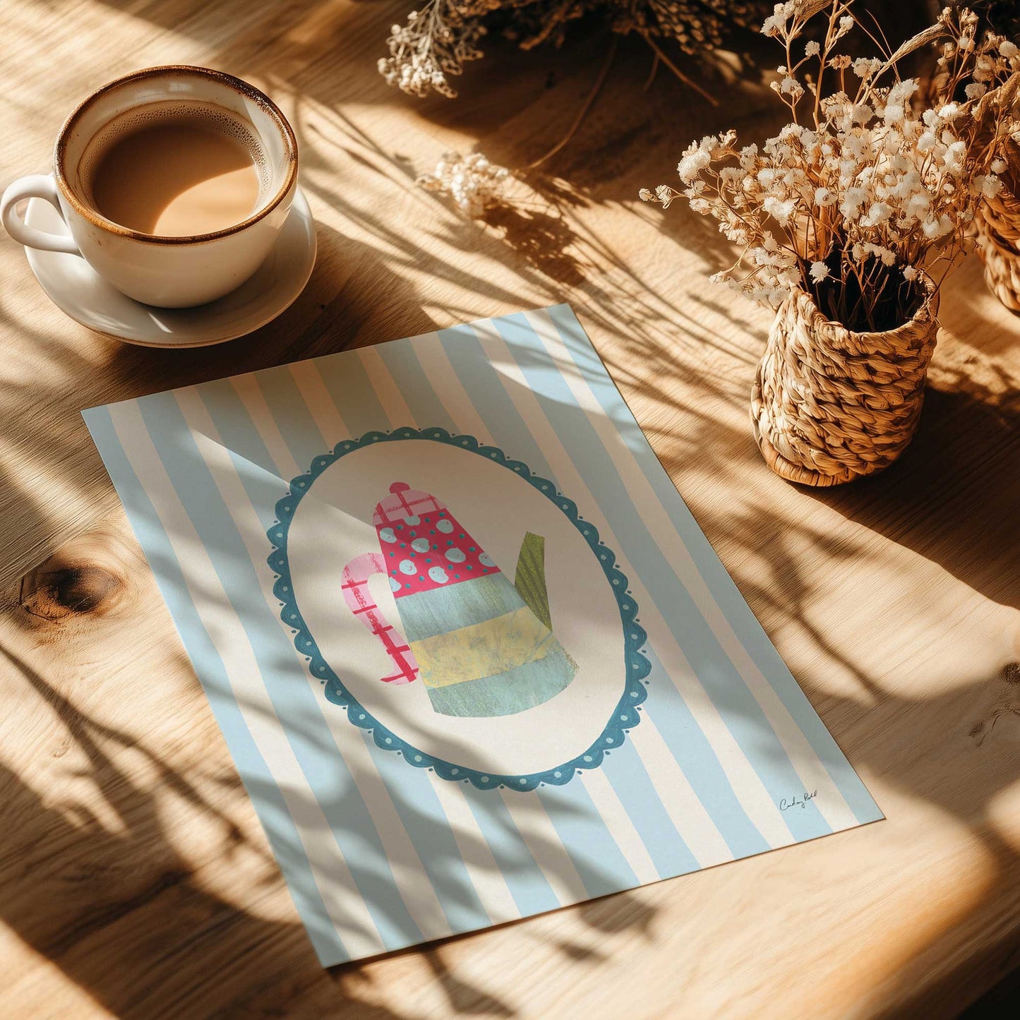 [Color:Rolled Print], Picture of close up of art