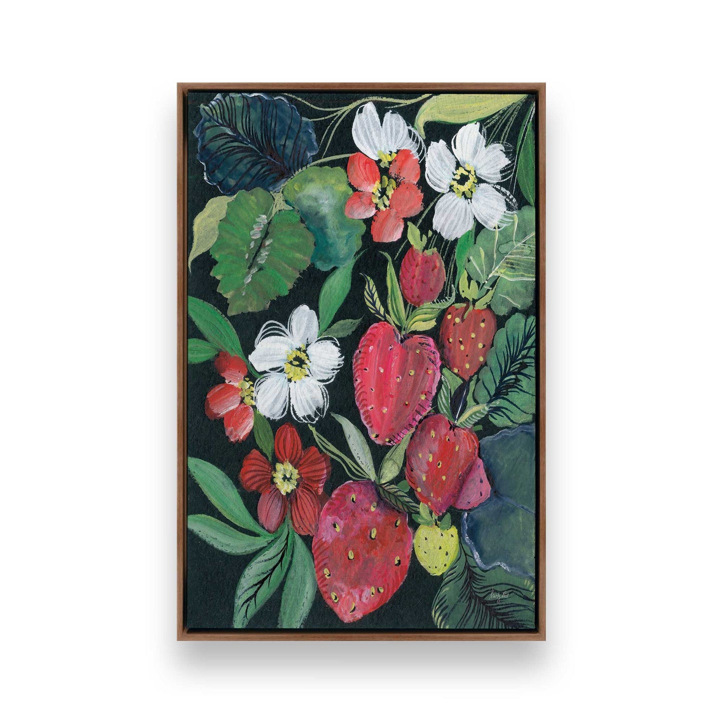 [Color:Walnut], Picture of art in a Walnut frame
