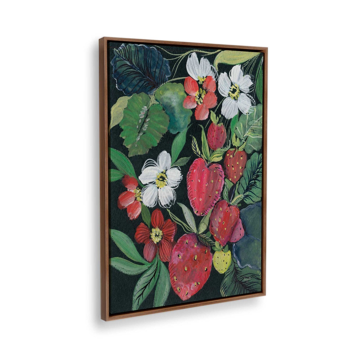 [Color:Walnut], Picture of the corner of the art