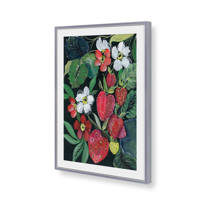 [Color:Polished Chrome], Picture of art in a Polished Chrome frame of the corner
