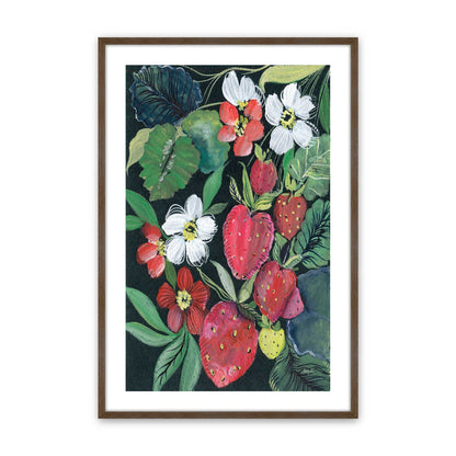 [Color:Walnut], Picture of art in a Walnut frame
