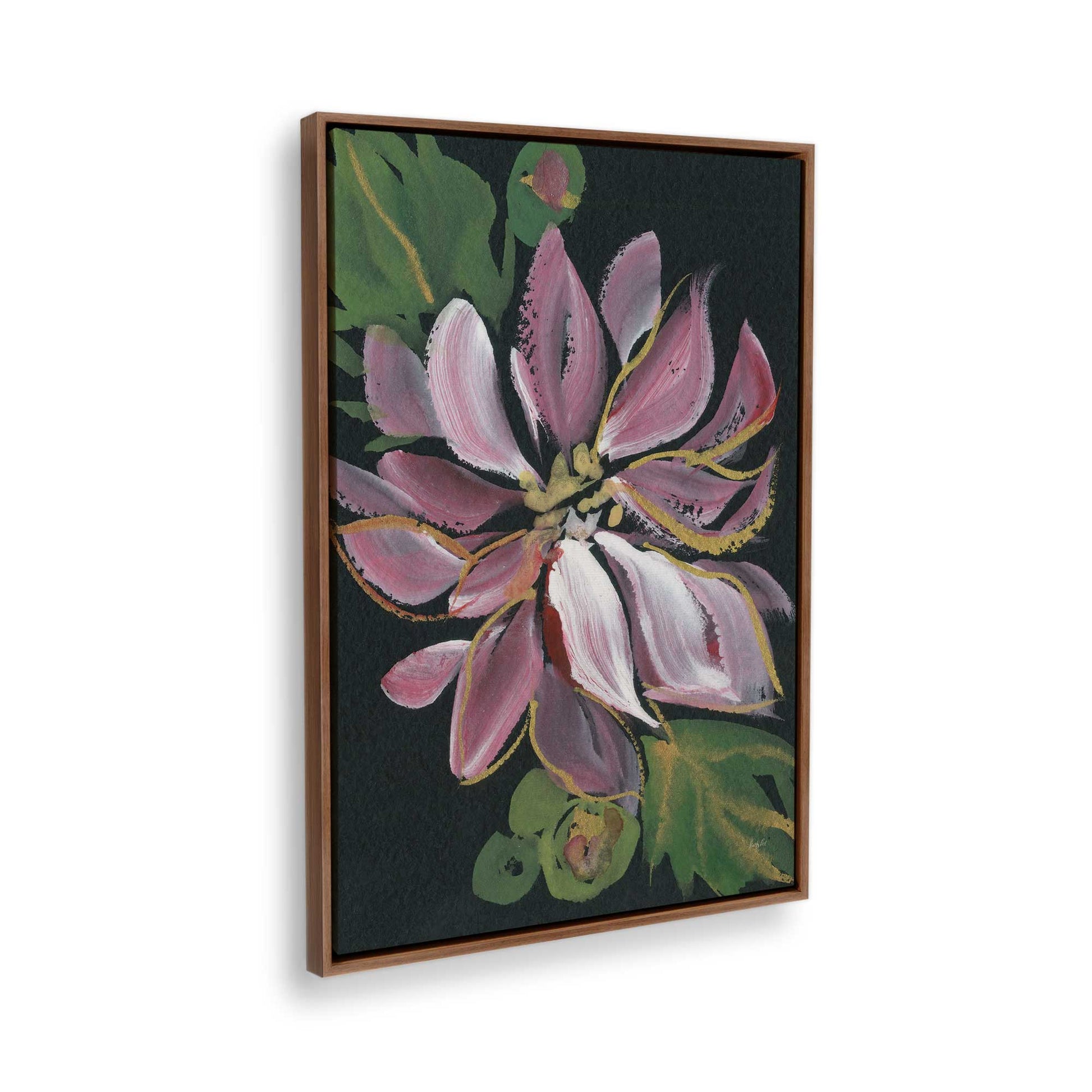 [Color:Walnut], Picture of the corner of the art