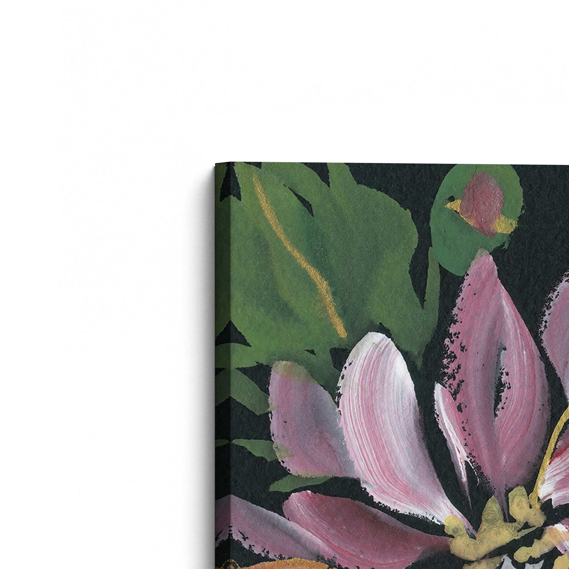 [Color:Stretched Canvas], Picture of the corner of the art