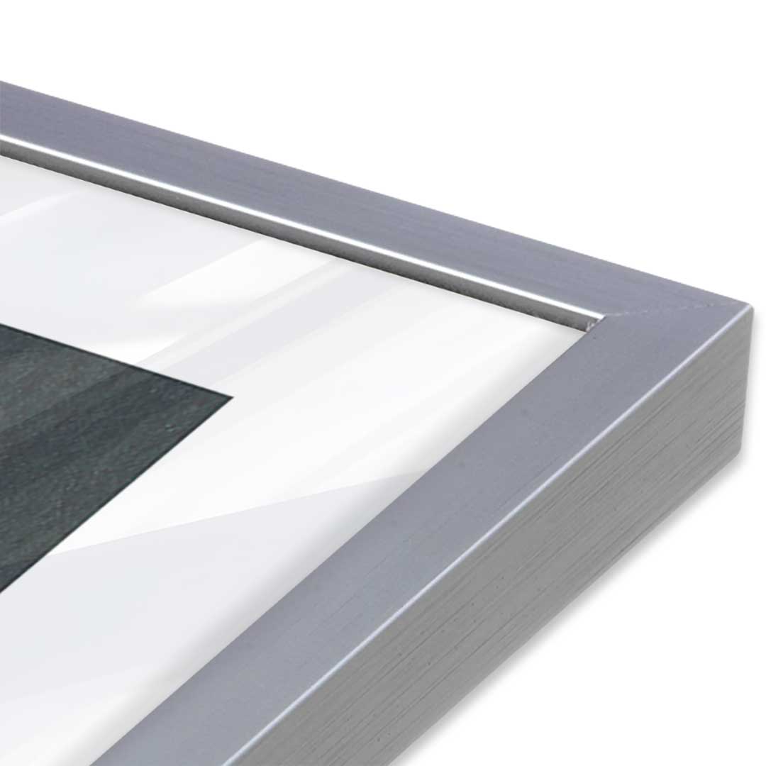 [Color:Polished Chrome], Picture of art in a Polished Chrome frame at an angle