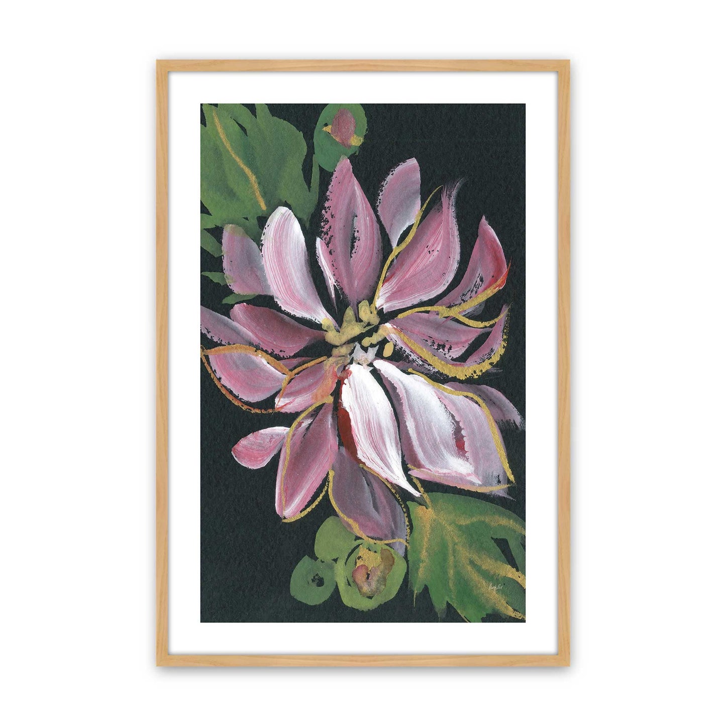 [Color:American Maple], Picture of art in a American Maple frame