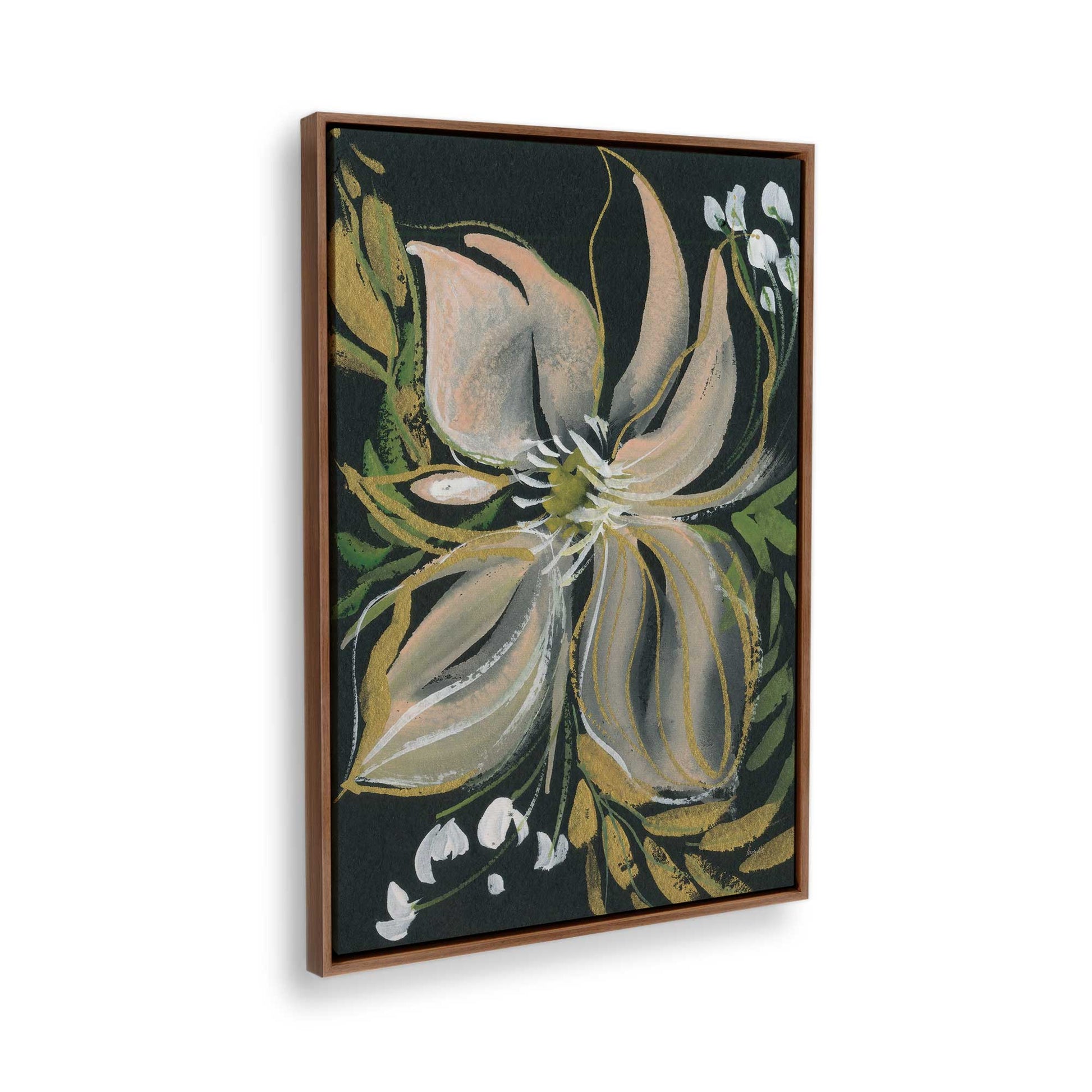 [Color:Walnut], Picture of the corner of the art